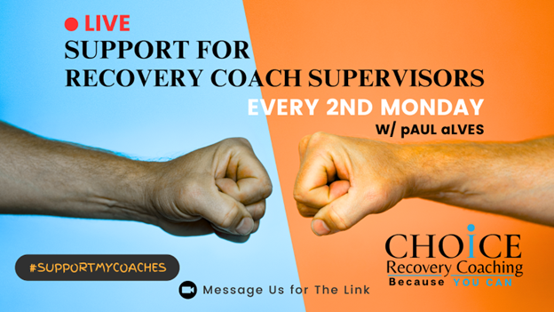 Support for recovery coach supervisors